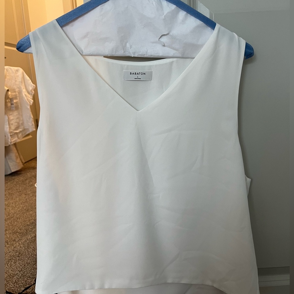 Aritzia Babaton Murphy Blouse in White